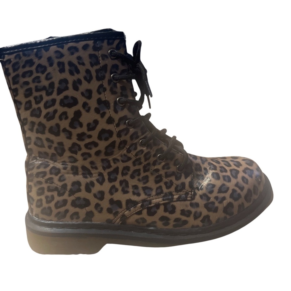 SWS Women's Leopard Print Animal Pattern Boots